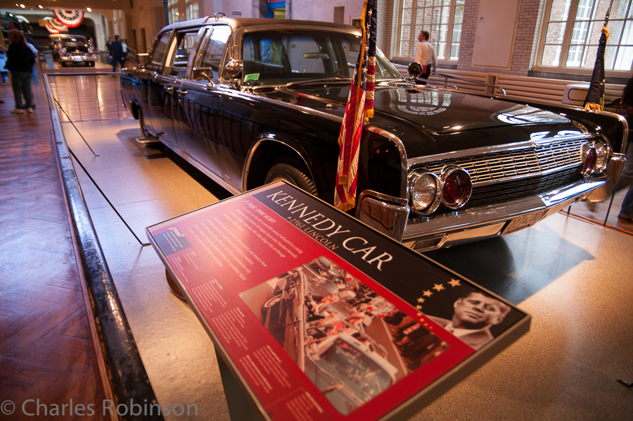 Kennedy's Limousine.  Yes, the same one.  The top was added later.<br />December 17, 2011@11:25