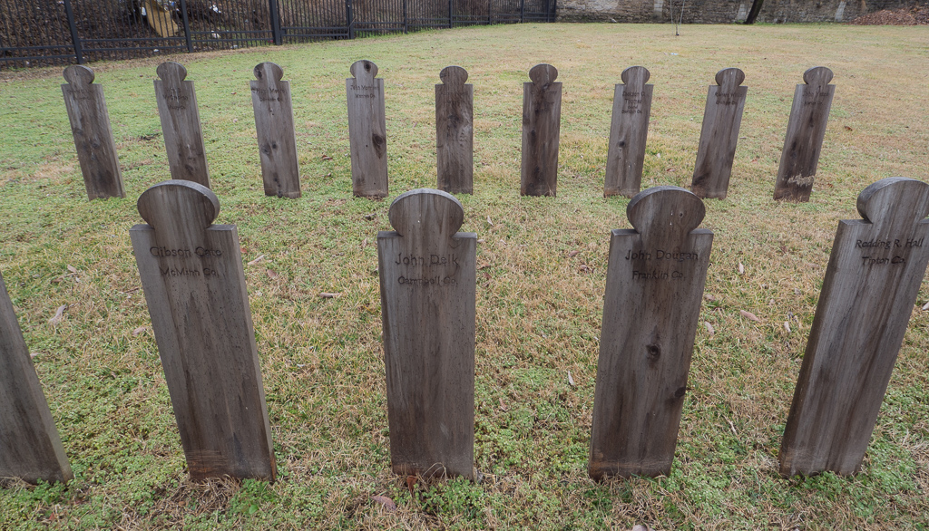 I read an article from a website written in 2010 - plots marked with long-since-deteriorated wooden markers are getting... new wooden markers.  We'll see how long they last!<br />February 04, 2018@11:47