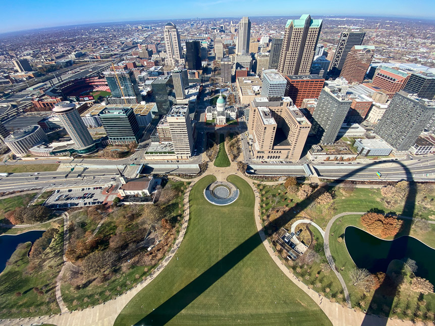 St. Louis from the top