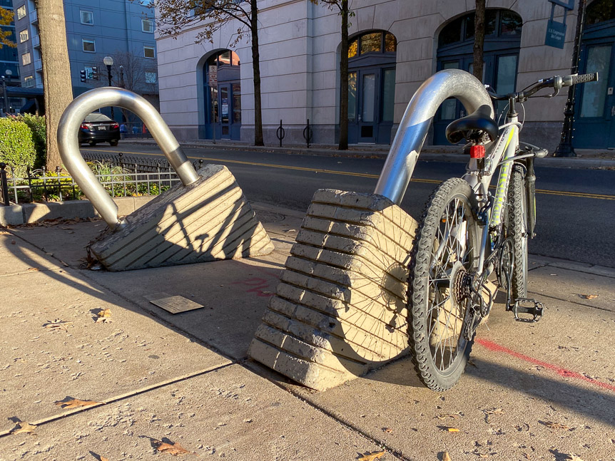 Cool bike racks!