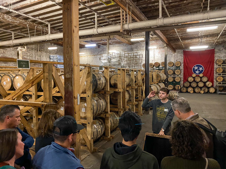 Barrel room.