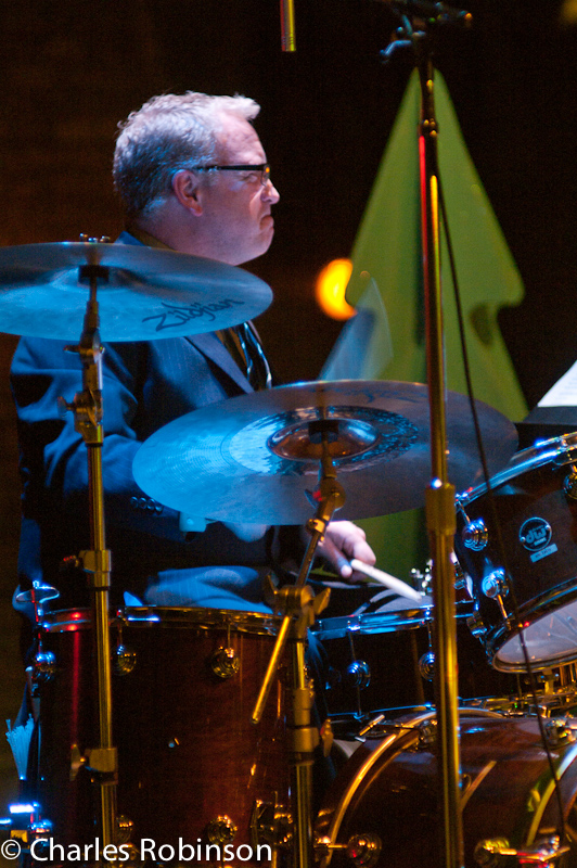 Ken Chastain rocked the drums.<br />December 02, 2011@21:48