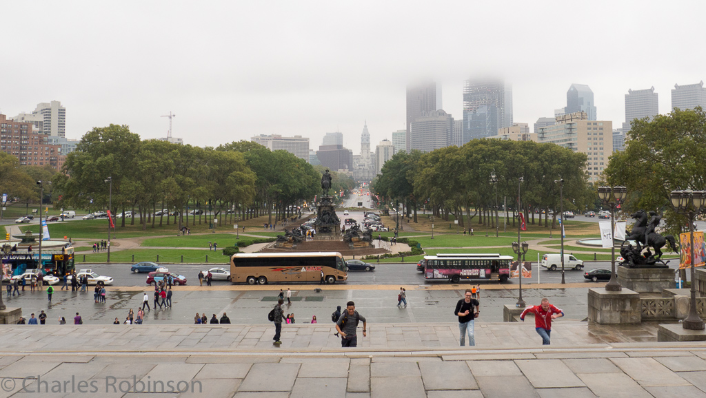 There are always people running up the stairs, Rocky-style.<br />October 08, 2016@15:46