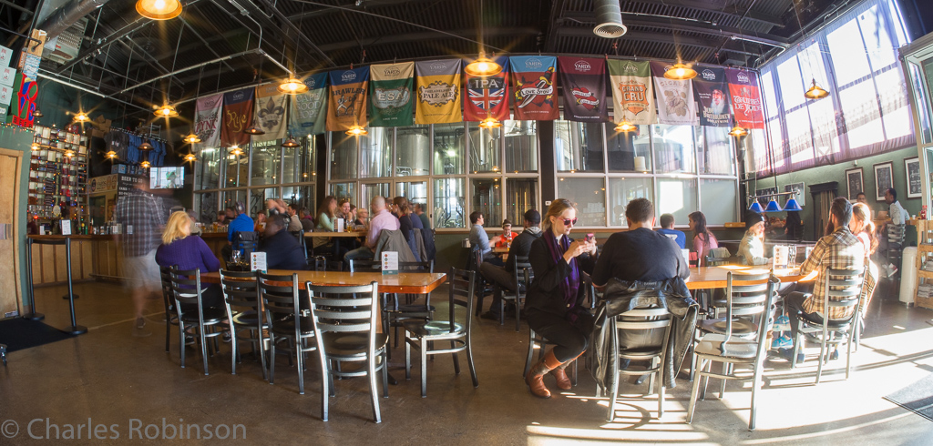 Inside Yards Brewing taproom.<br />October 09, 2016@16:13