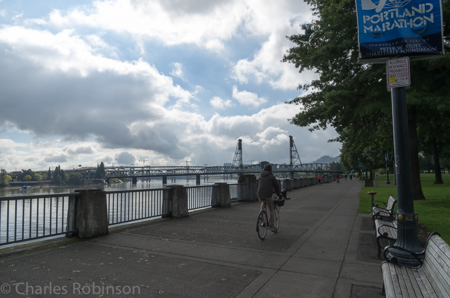 Nice weather (finally!) in Portland.  We took a walk around the 