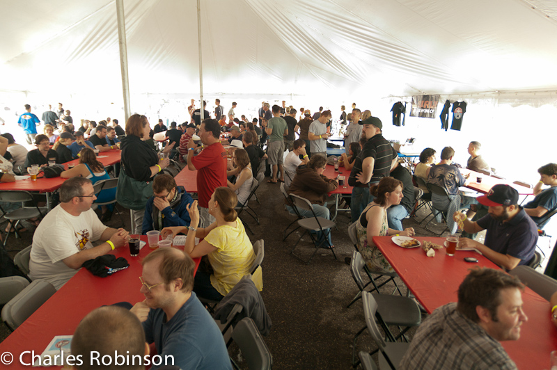 Inside the big tent<br />June 18, 2011@14:32