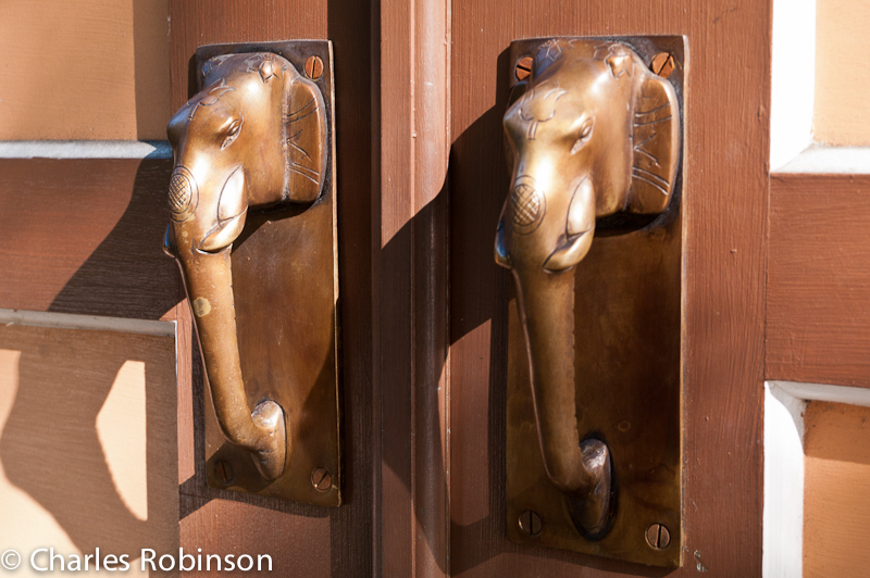 Garage-door handles.<br />November 08, 2011@15:53