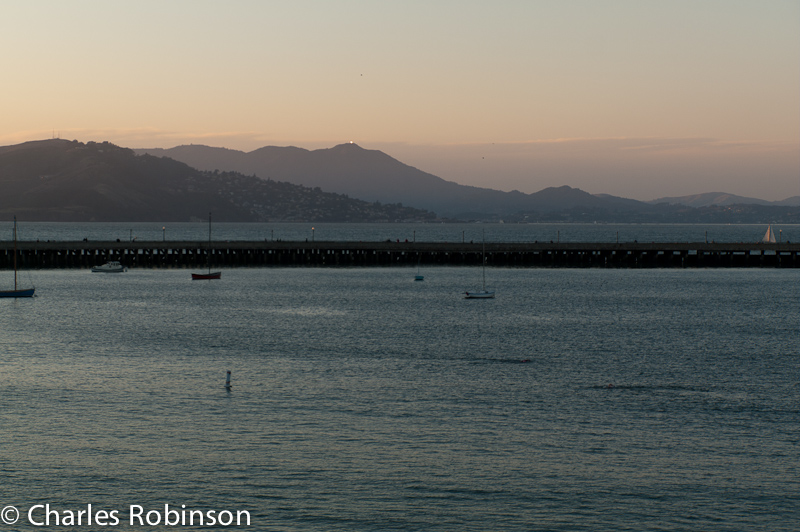 The Bay at sunset...  last night in town, it was beautiful!<br />November 10, 2011@19:49