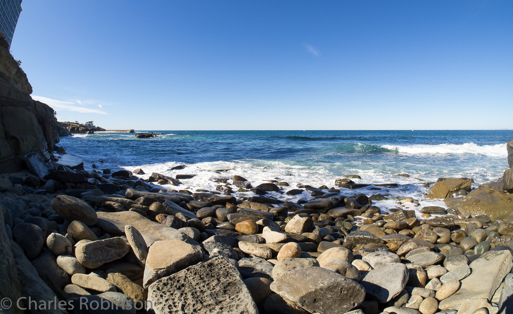 Melissa and I found a rocky private cove to sit at and just listen to the waves for a while.<br />December 16, 2015@11:21