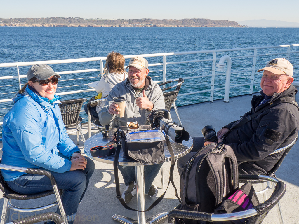 Leslie and a couple of the whale-watching 