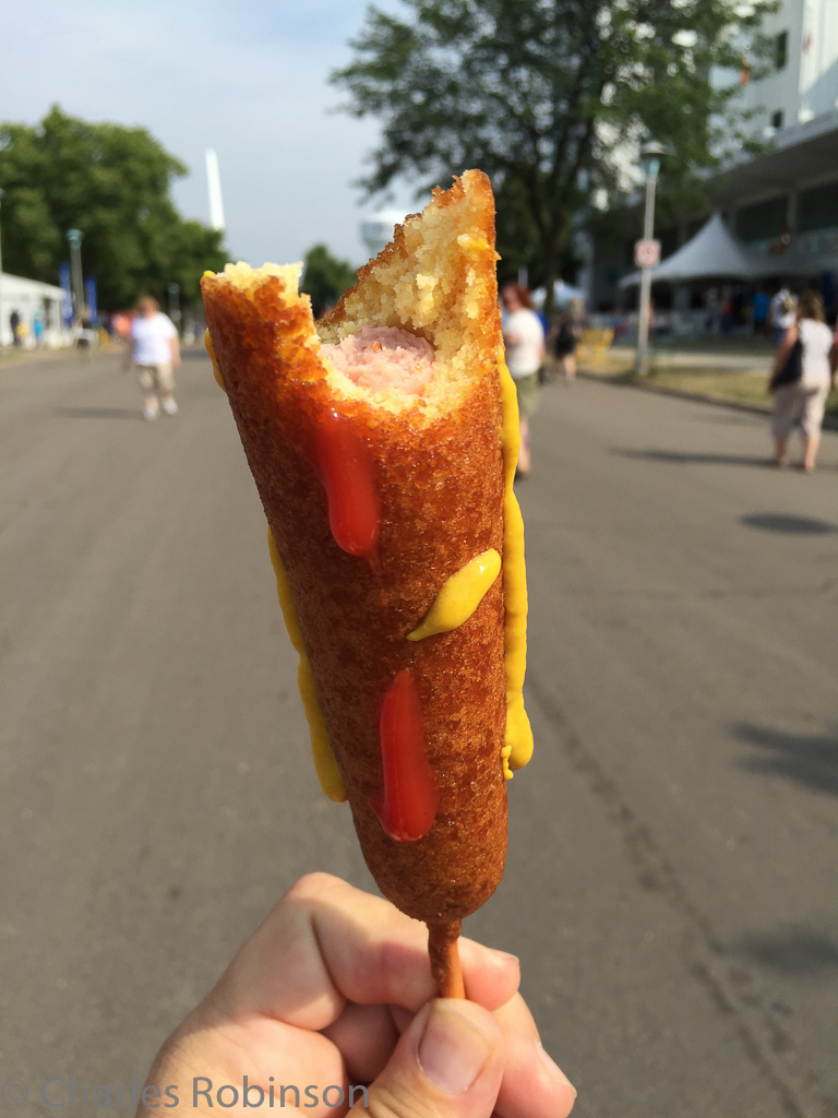 There's naught wrong with a properly-cooked CORN DOG I say.<br />September 01, 2015@10:37