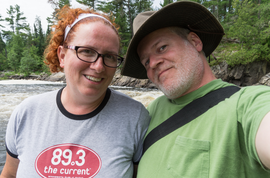 Melissa and her oh-so-scruffy husband (if you look closely you can see a mosquito doing damage to my left jaw as I take this).<br />July 13, 2013@11:49