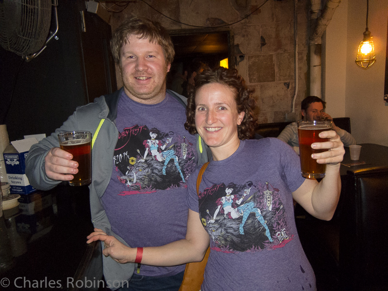 Purple shirts, represent!<br />March 03, 2015@20:06