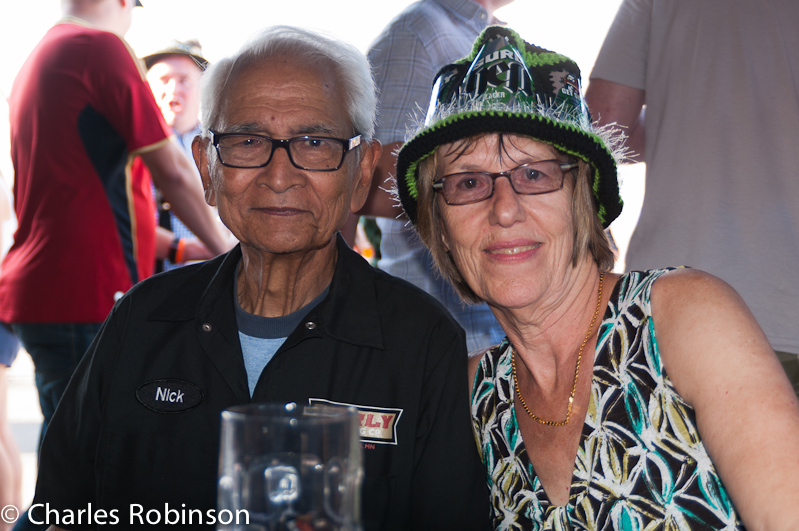 Omar's folks relaxing in the big tent<br />September 10, 2011@17:11