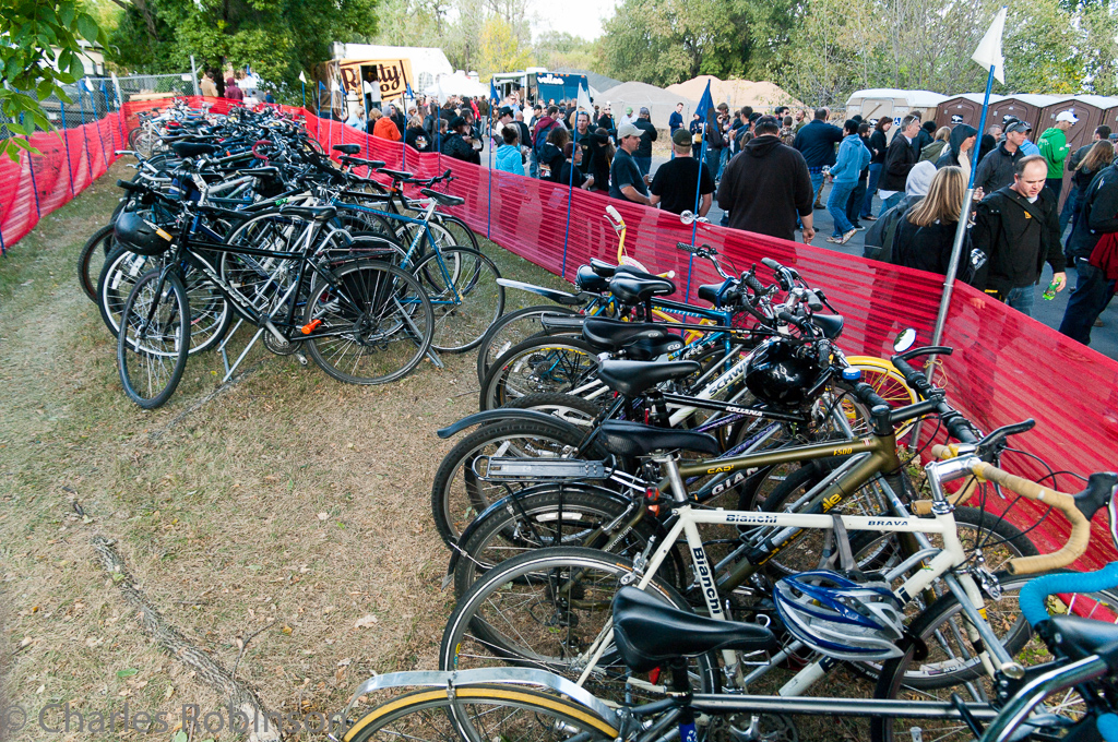 The bike corral was FULL<br />September 22, 2012@16:30