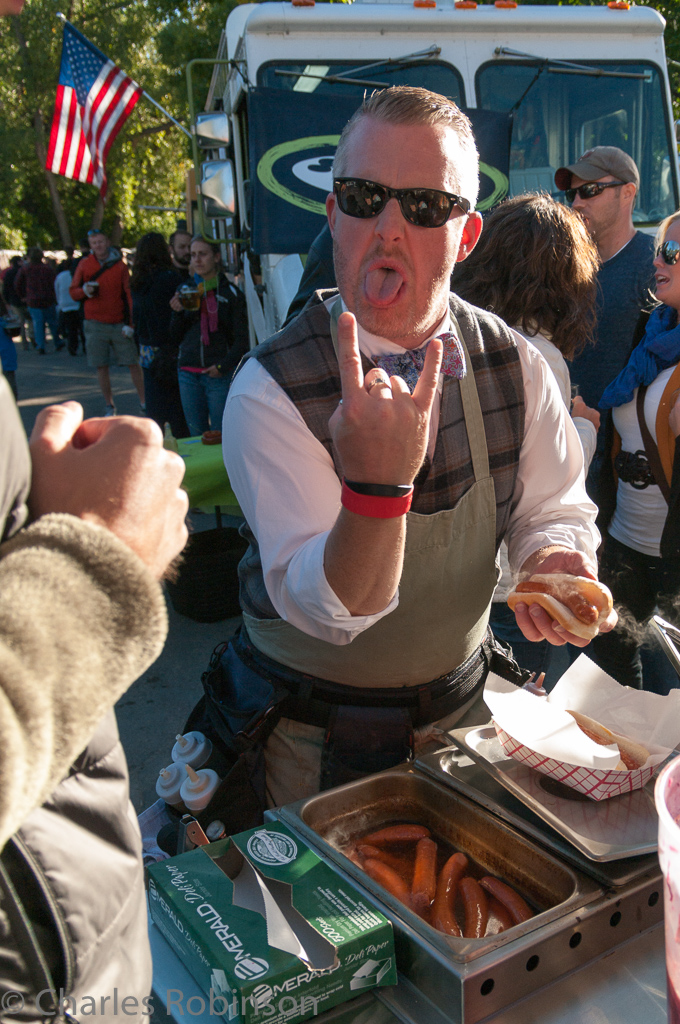 Nate serving up his NateDogs<br />September 22, 2012@17:30