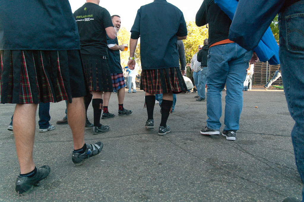 Kilts making an exit at the end of the event<br />September 22, 2012@18:07