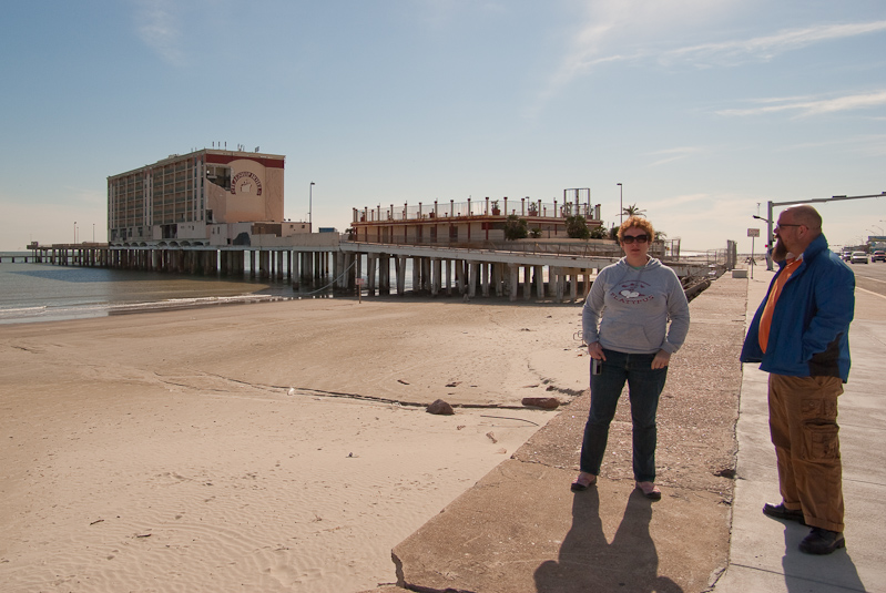 February 17, 2010@14:51<br/>Melissa and Gene standing next to the Flagship Hotel