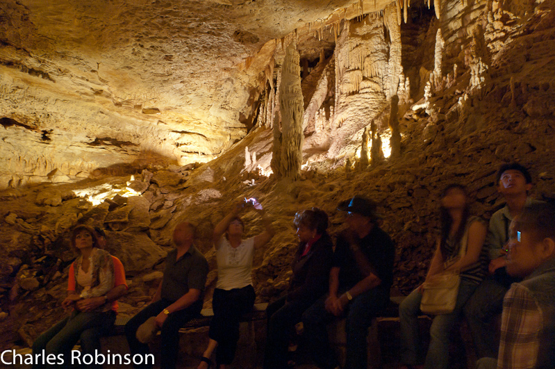 March 01, 2011@13:01<br/>Inside the Natural Bridge Cavern.  Warm and very humid (99%)!