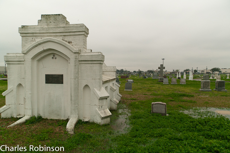 March 05, 2011@10:24<br/>Melissa and I came across this funky graveyard right as we entered the island