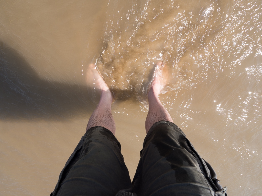 Feet in the water!<br />February 09, 2017@11:08