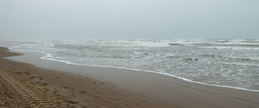 Clouds and rain at South Padre Island