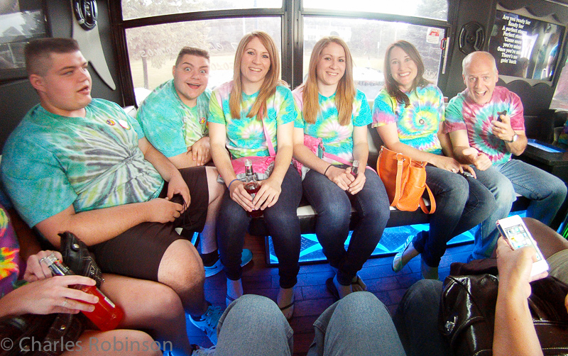 Wednesday night party bus to Whirlyball.<br />July 30, 2014@16:56