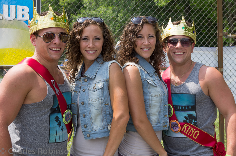 Dera and Gianna with our kings, Matt and Mike.<br />August 03, 2014@14:22