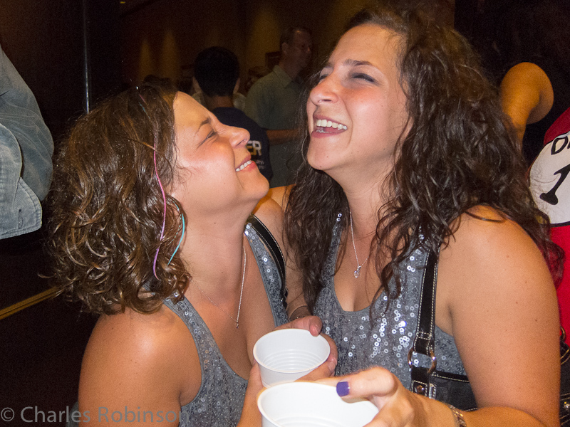 Beth and Becky sharing a fun moment together<br />August 03, 2012@23:46