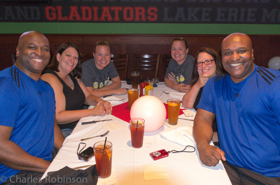 Richard and Robert, with Karyn and Kathryn and Jamie and Jodie<br />July 31, 2013@17:30