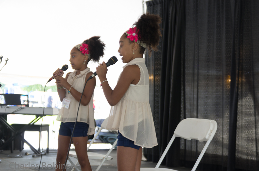 These girls did a really cute job of singing at the talent show.<br />August 04, 2013@13:29