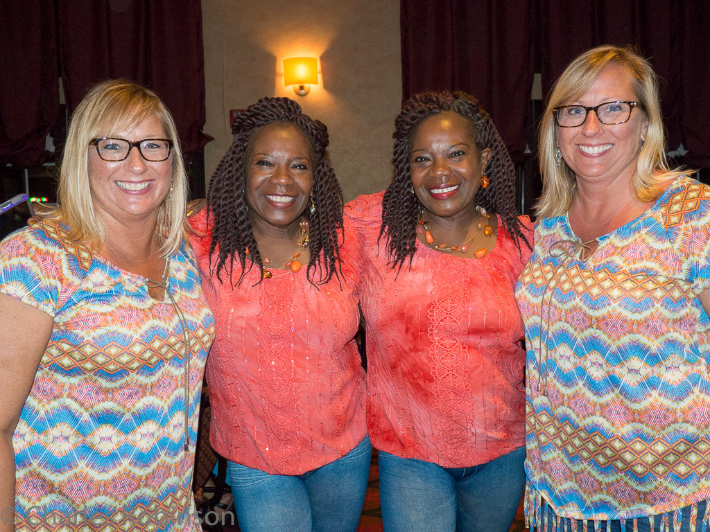 Jenny and Jody flanking Denise and Loretta<br />August 04, 2016@21:40