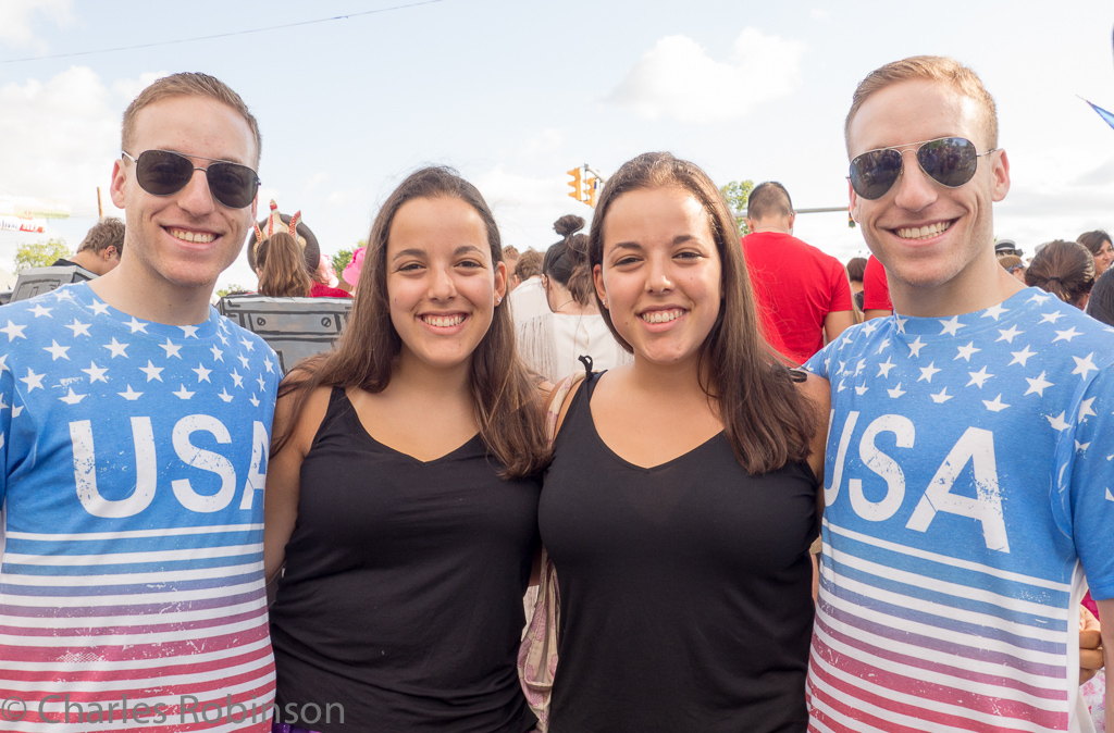 Jeremy and Joshua  Cooper flanking Maia and Anna Wachter<br />August 06, 2016@09:12