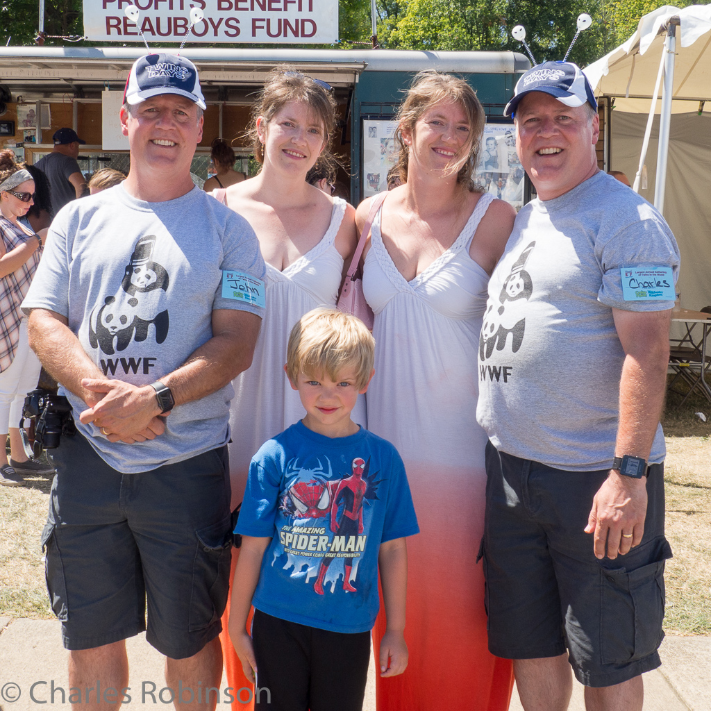 Me and John with Cheryl and Carol (and Cheryl's son, whose name I've forgotten - sorry)<br />August 06, 2016@14:30