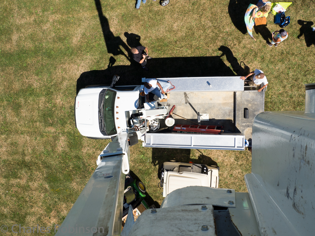 The view from the top of the lift as I work on the group photo<br />August 06, 2016@15:30