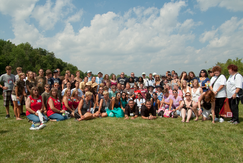 August 09, 2009@15:05<br/>Twin panorama after the group photo