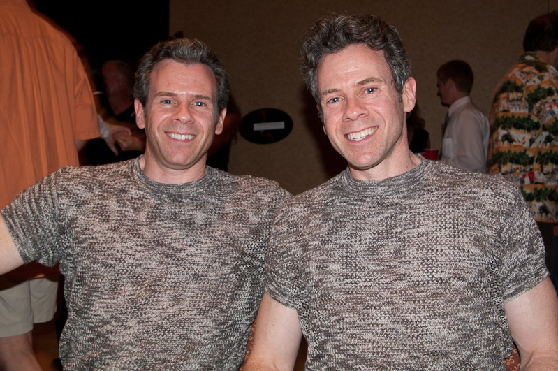 August 07, 2010@22:58<br/>Stan and Glen (I pointed out to them that their shirts are a repeat - from 2002!)