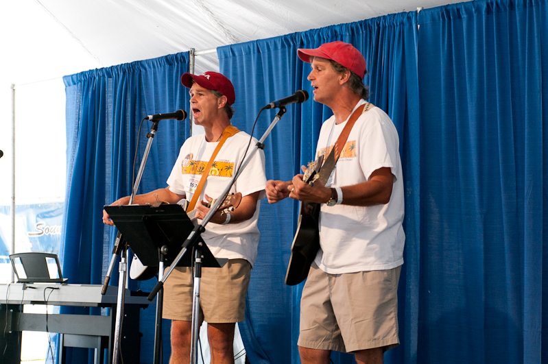 August 08, 2010@14:00<br/>These guys were here for the first time but had a funny song about twins that they wrote.