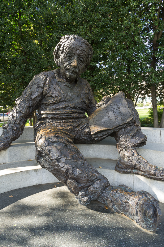 Our first statue.  Good old Albert!<br />September 22, 2014@16:21