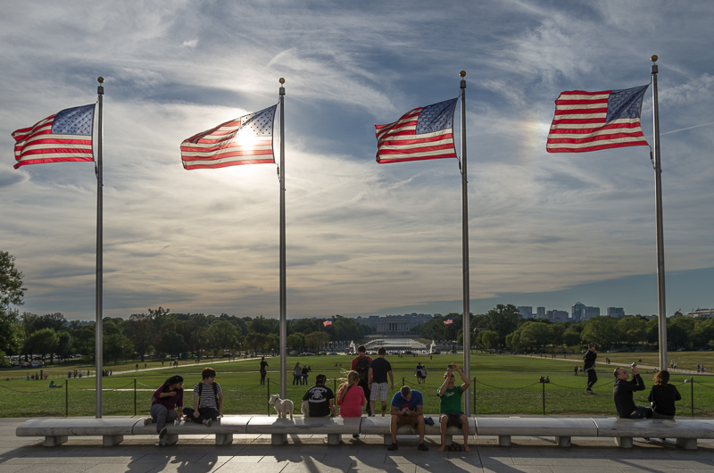 There was quite a breeze on Monday.  The flags all looked great!<br />September 22, 2014@17:40