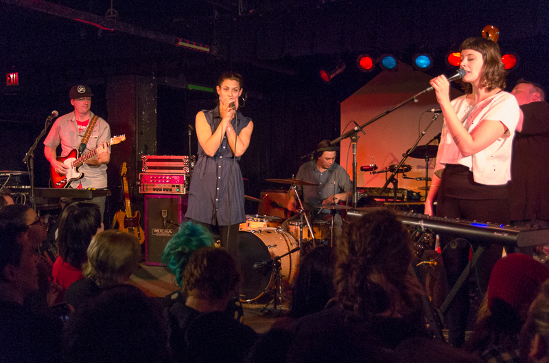 Wide-angle shot to show the scale.  Nice cozy club.  The audience really dug the show, too!<br />September 23, 2014@21:28