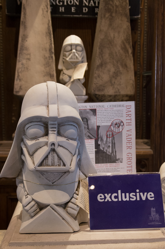 It's cute that there is a Darth Vader grotesque on the outside of the cathedral, but does that mean everyone really needs to buy a replica?  Weird.<br />September 27, 2014@15:03